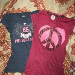 Vs pink shirts